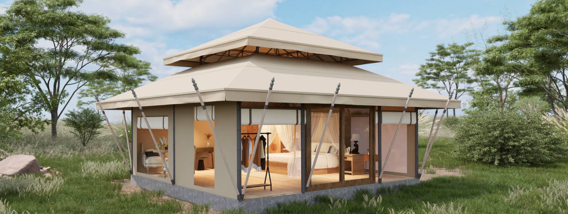 镇安县户外野奢帐篷